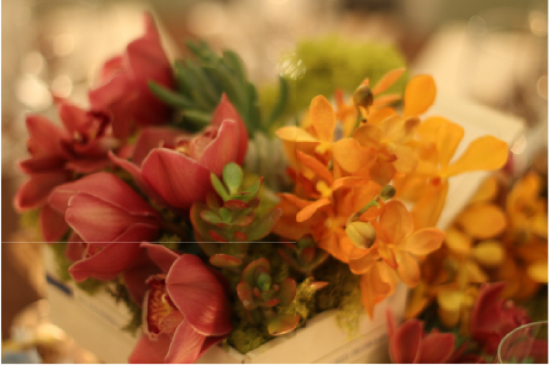 Event Floral Design Orange And Red