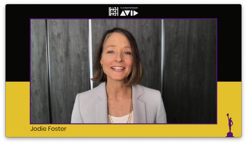 Virtual Event Eddie Awards Jodie Foster