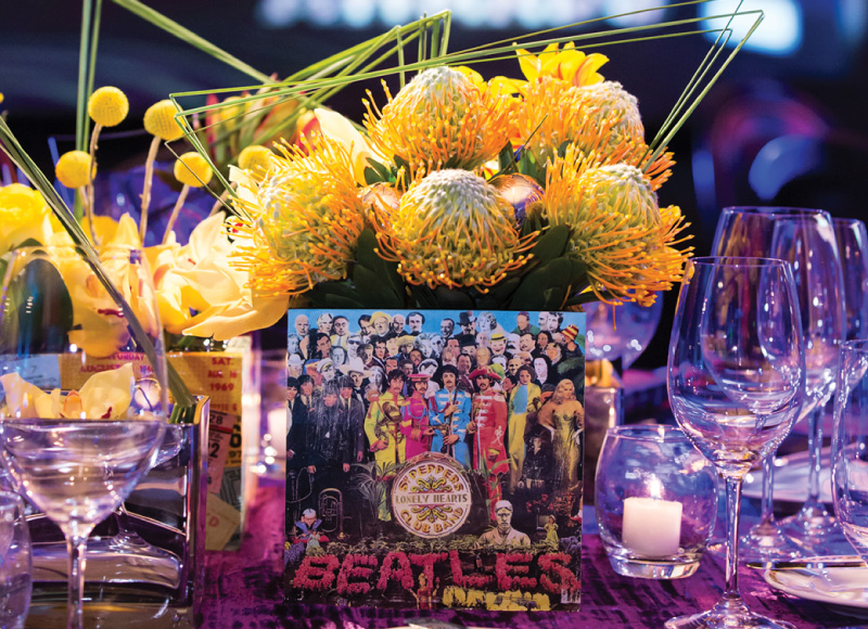 Floral Arrangement On Table